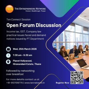Open Forum Discussion on Income Tax, GST & Company Law
